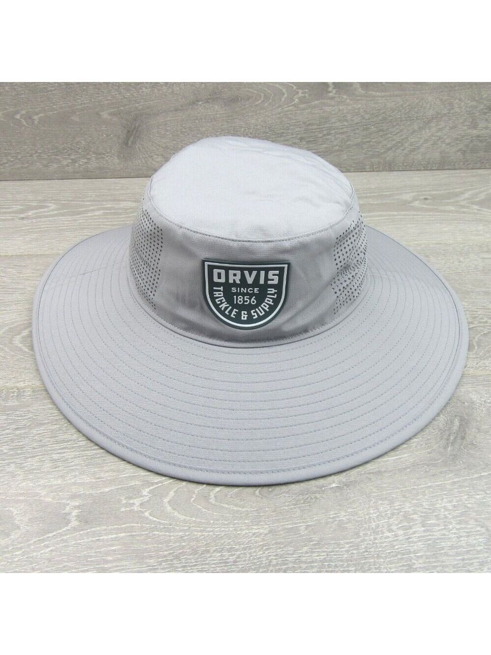 Orvis Wide-Brim Performance Sun Hat Titanium Grey One Size Fit NEW - Picture 2 of 12